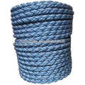 High quality 3 inch 3 strands plastic rope for shiping